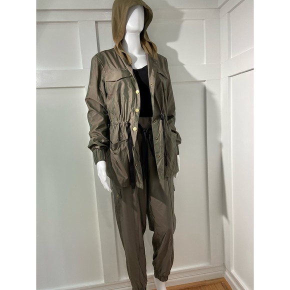 Victoria Secret Sport lightweight hooded green track suit size XS * wom114 - Picture 6 of 14